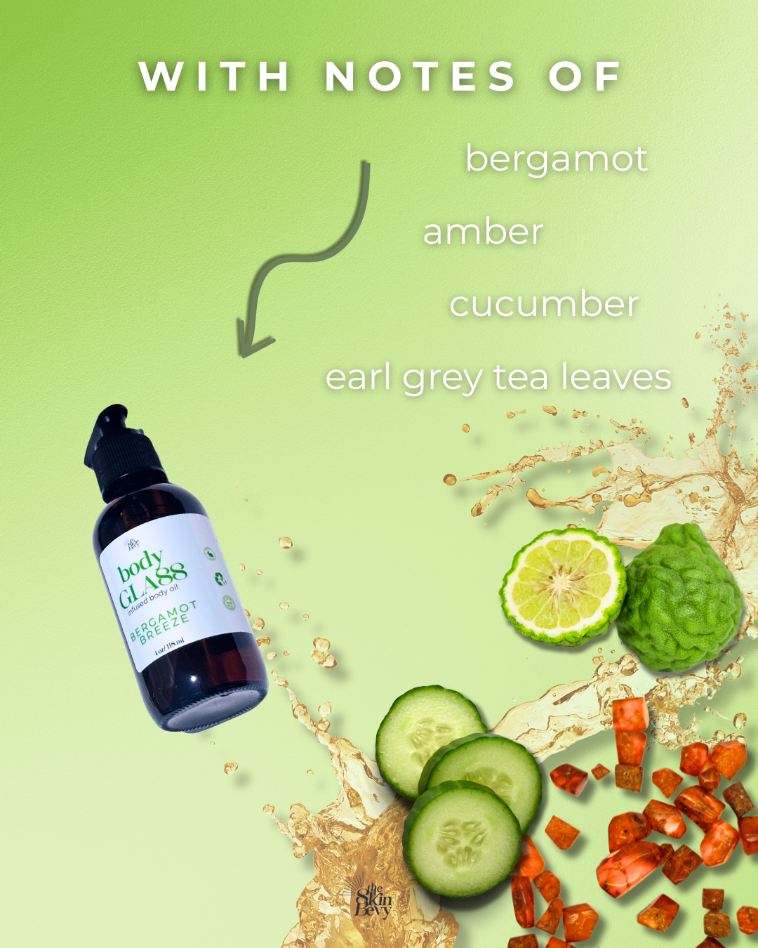 Bergamot Breeze Body Glass
