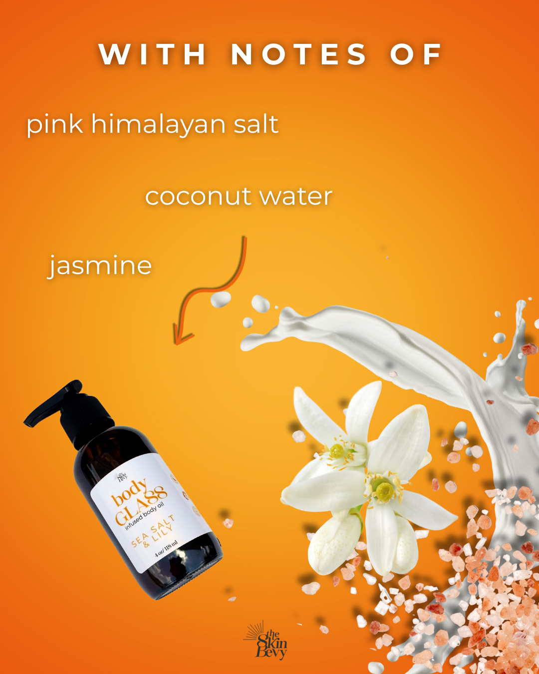 Sea Salt & Lily Body Glass