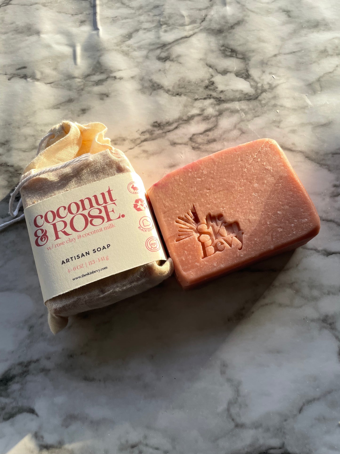 Coconut & Rose Clay Bar
